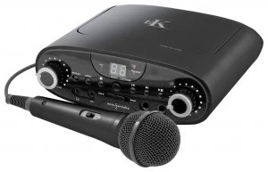 image of Easy Karaoke EKG88B Bluetooth Karaoke Machine - Black