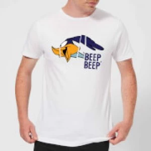 Image of Looney Tunes Road Runner Beep Beep Mens T-Shirt - White - 3XL