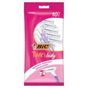 image of Bic Twin Lady Disposable Razors 10 Pack