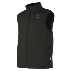 Image of Milwaukee M12 XXL Heated Puffer Vest Gilet Black 12V M12HPVBL2 Washable BARE