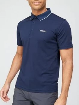 image of Regatta Maverik Polo - Navy, Size S, Men