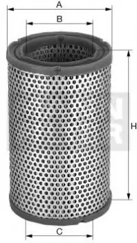 Image of x1 Mann-Filter Air Filter C1450 Made in UK