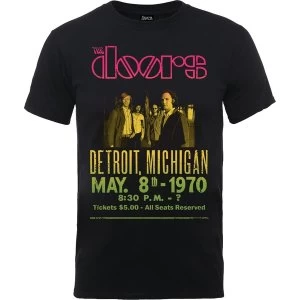 Image of The Doors - Gradient Show Poster Unisex Large T-Shirt - Black