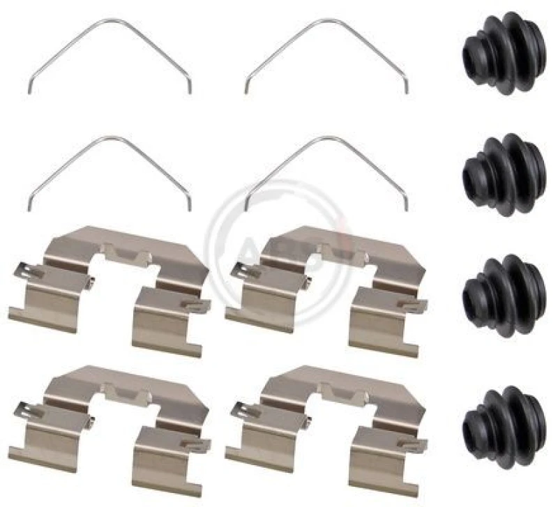 Image of A.B.S. Brake pad fitting kit A.B.S. 0104Q