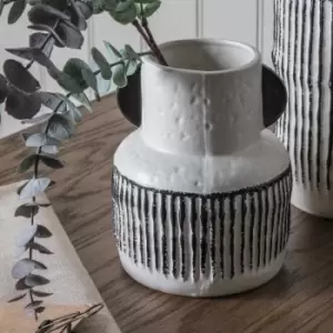 Image of Crossland Grove Saki Vase Small 170X170X210Mm Monochrome