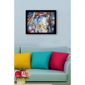 Image of SC0393 Multicolor Decorative Framed MDF Painting