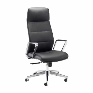 image of TC Office Pallas Leather Executive Chair, Black