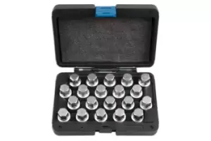 Image of Laser Tools 6662 Locking Wheel Nut Key Set 20pc For VW/Porsche