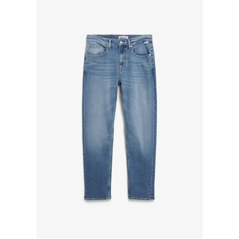 Image of ARMEDANGELS Straight jeans Armedangels Dylaano Bleu Male 34x32