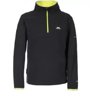 Image of Trespass Childrens Boys Etto Half Zip Fleece Top (2/3 Years) (Black)