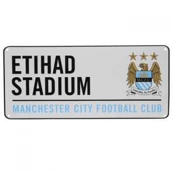 Image of Team 3D Street Sign - Man City