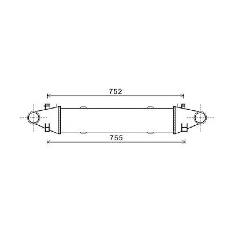Image of Intercooler DIEDERICHS DCA1071