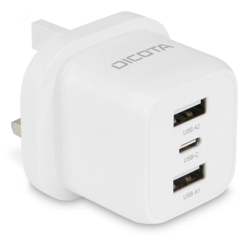 Image of Dicota DICOTA D32070 mobile device charger Laptop, Smartphone White AC Fast charging Indoor D32070