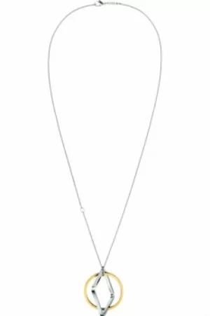 Image of Ladies Calvin Klein Two-tone steel/gold plate Wonder Pendant KJ4VJP200100
