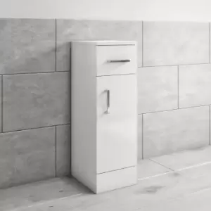 Image of White Freestanding Storage Unit 250mm - Classic