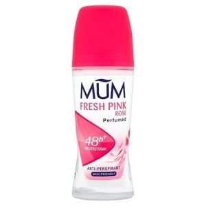 image of Mum Cool Pink Roll On Deodorant 50ml