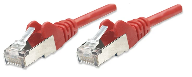 Image of Intellinet Network Patch Cable. Cat5e. 7.5m. Red. CCA. SF/UTP. PVC. RJ