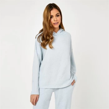 image of Jack Wills Lounge Knitted Hoodie - Soft Blue