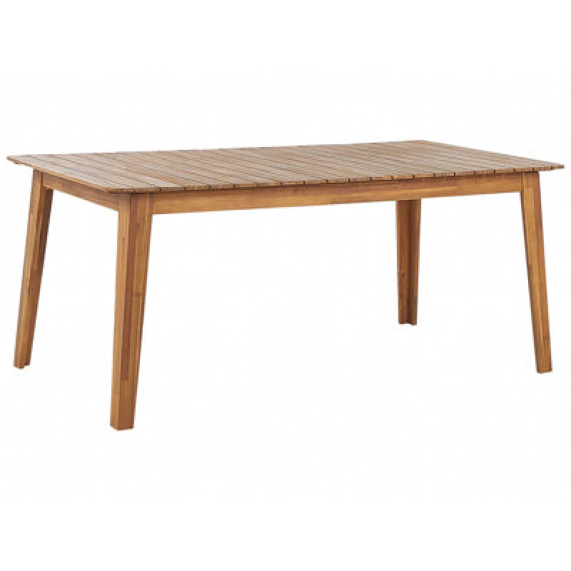 Image of Beliani Garden Dining Table Fornelli 180 Cm 90 Cm Acacia Wood Brown
