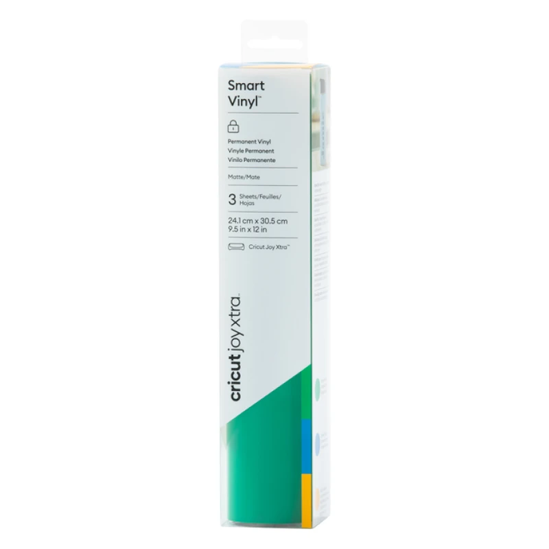Image of Cricut Cricut Smart Vinyl Permanent Joy Xtra Film set Cutting width 30.5cm Grass, Blue sea, Maize 2010375