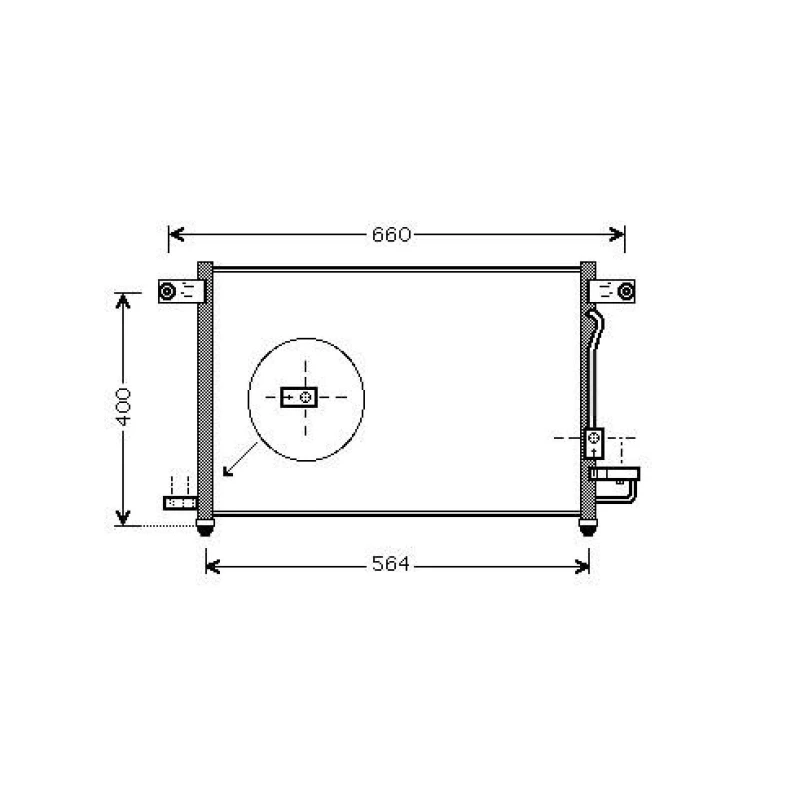 Image of Air conditioning condenser DIEDERICHS DCC1883