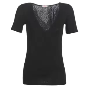 image of Damart FANCY KNIT GRADE 4 womens Bodysuits in Black. Sizes available:S,M,L,XL,XS