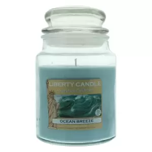 image of Liberty Candle Ocean Breeze Scented Candle 510g