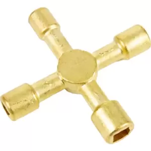 image of Rothenberger Brass Multi Purpose 4 Way Key