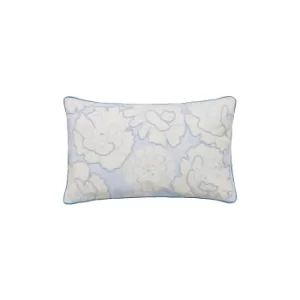 image of Katie Piper Be Still Cushion 50cm x 30cm, Blue