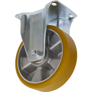Image of Sealey Fixed Plate Castor Polyurethane 160mm