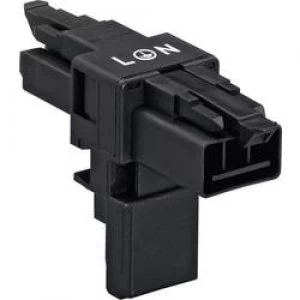 Image of Mains T distributor Mains plug Mains socket Mains socketTotal number of pins 2 PEWhiteWAGO