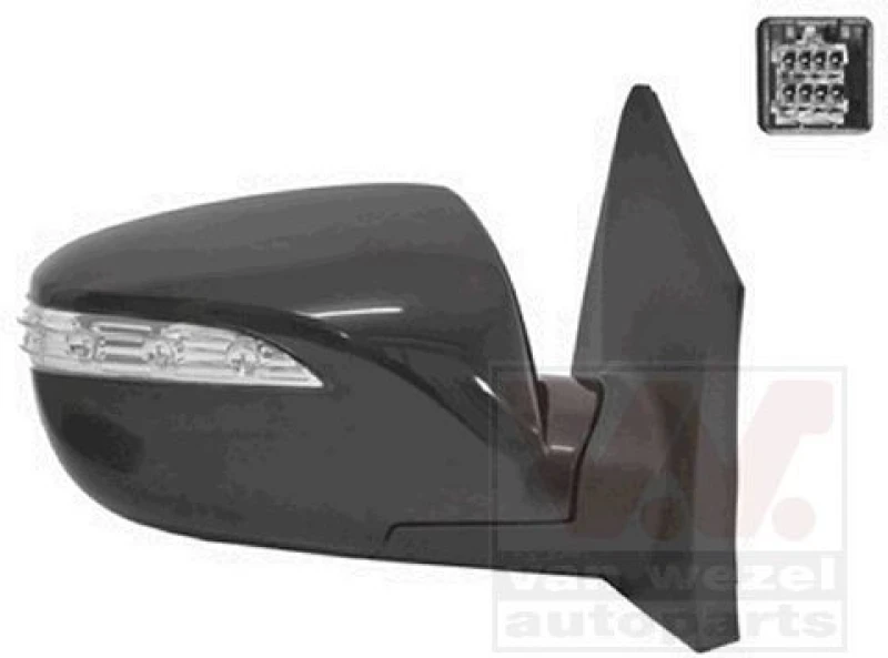 Image of VAN WEZEL Wing mirror VAN WEZEL 8257818