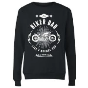 Image of Biker Dad Womens Sweatshirt - Black - 3XL