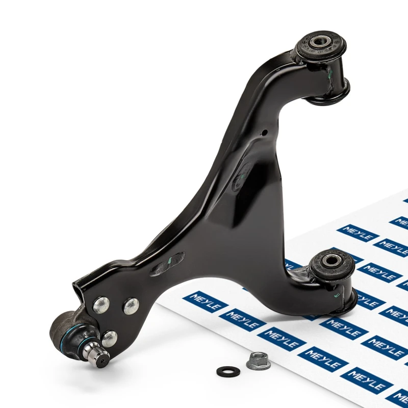 Image of MEYLE 016 050 0060/HD Suspension arm Control Arm, Sheet Steel, Quality, Front Axle Left, with rubber mount Sheet Steel Track Control Arm (273)