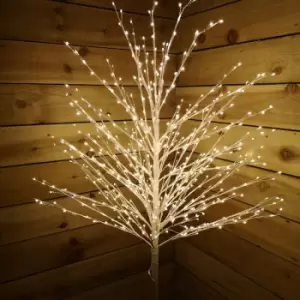 Image of Snowtime - Christmas 1.5m/5ft White Micro Dot Tree 580 Warm White LEDs