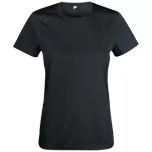 Image of Clique Womens/Ladies Basic Active T-Shirt (L) (Black)