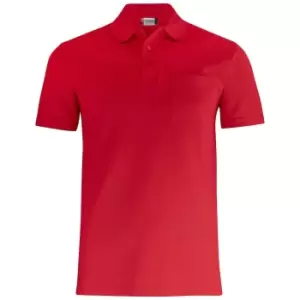 Image of Clique Unisex Adult Basic Polo Shirt (XXL) (Red)