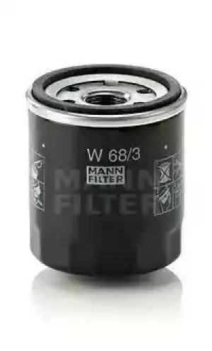 image of Oil Filter W68/3 By Mann