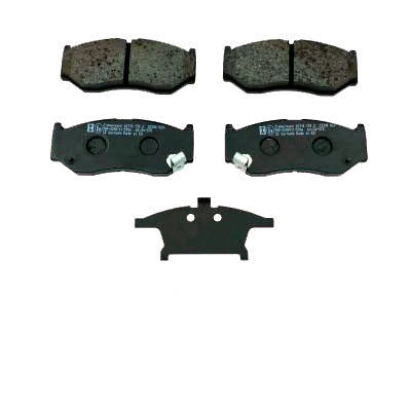 Image of ZIMMERMANN 26710.150.2 Brake pad set Front Axle, with acoustic wear warning, Photo corresponds to scope of supply Brake Pad Set,disc brake (402)