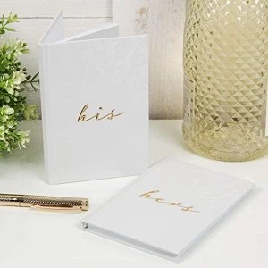 Image of Amore By Juliana His & Hers Wedding Vows Book