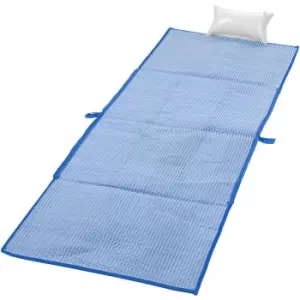 Image of Bullet Bonbini Foldable Beach Tote And Mat (One Size) (Royal Blue)