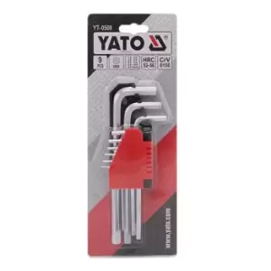 Image of YATO Angled Screwdriver Set YT-0500