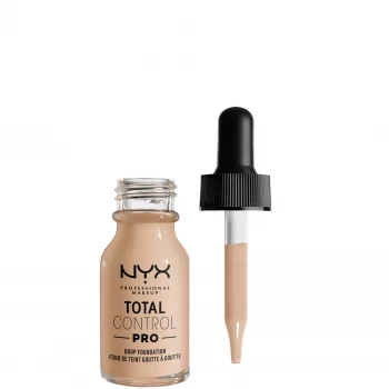 Image of NYX Professional Makeup Total Control Pro Drop Controllable Coverage Foundation 13ml (Various Shades) - Alabaster