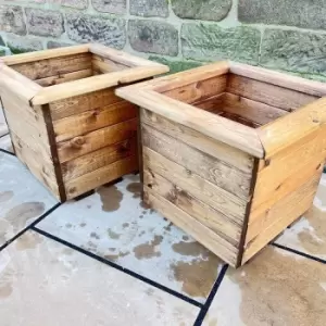 Image of Charles Taylor 2pc Large Planter Set