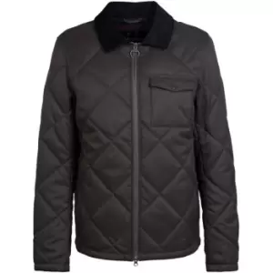 Image of Barbour Orion Shirt Quilted Jacket - Grey