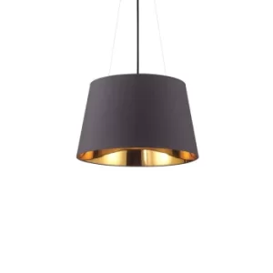 Image of Nordik 4 Light Dome Ceiling Pendant Light Black