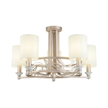 Maytoni Lighting - Vittoria Chandelier Cream with Gold, 5 Light, E14