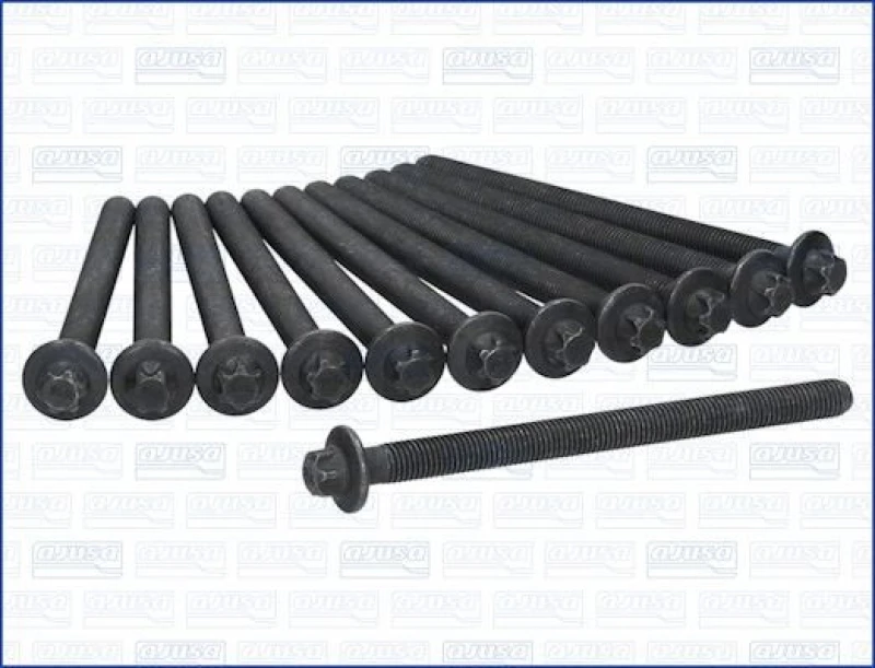 Image of AJUSA Bolt Kit, cylinder head AJUSA 81053800