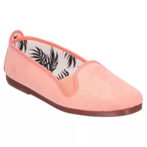 image of Flossy Womens/Ladies Dosier Slip On Shoe (5 UK) (Coral)