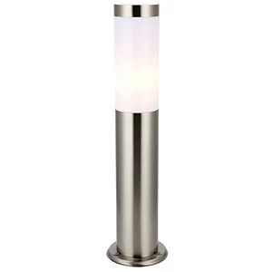 Image of Wickes Bergen Brushed Chrome Short Post Light - Stainless steal construction 20W